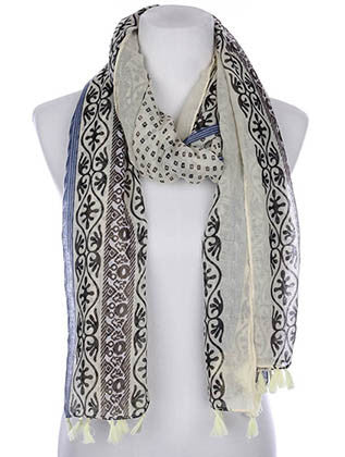 SCARF   PRINT  KYF7032BLK