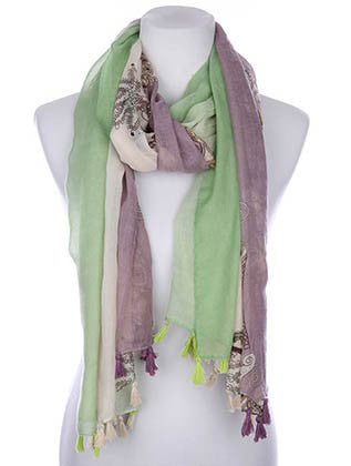 SCARF   STILETTO BOOTIE PRINT  KYF7033GRN - Scarvesnthangs
 - 1