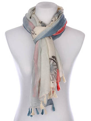 SCARF   STILETTO BOOTIE PRINT  KYF7033PNK - Scarvesnthangs
 - 3