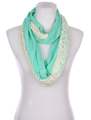 SCARF   HALF LACED  KYF80341MIN