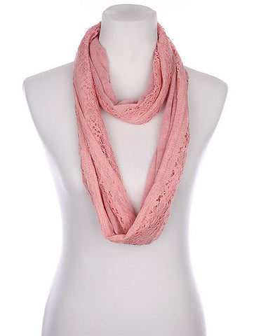 SCARF   LACE  KYF8037PNK - Scarvesnthangs
 - 2