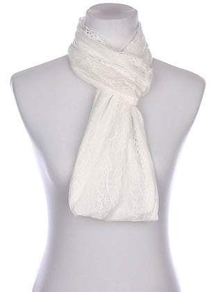SCARF   LACE  KYF8037WHT - Scarvesnthangs
 - 3