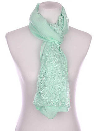 SCARF   LACE EDGE  KYF8041MIN - Scarvesnthangs
 - 3