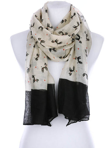 SCARF   POODLE PRINT  KYF99005BLK - Scarvesnthangs
 - 2