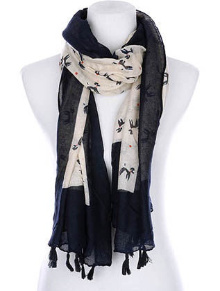 SCARF   POODLE PRINT  KYF99005TNVY