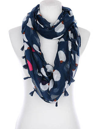 SCARF   HEDGEHOG PRINT  KYF99006ETNVY