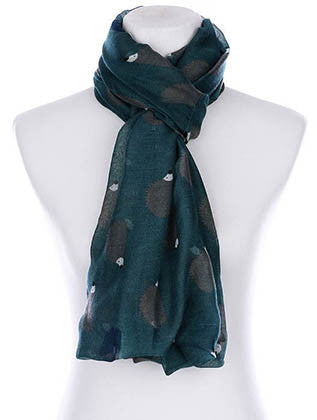 SCARF   HEDGEHOG PRINT  KYF99006ETTEL - Scarvesnthangs
 - 3