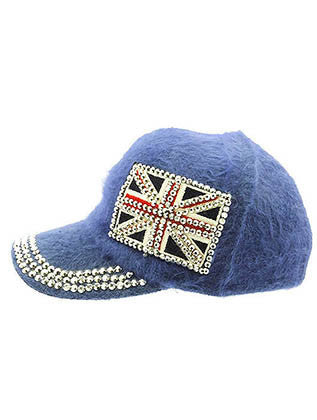 HAT AND CAP   GREAT BRITAIN FLAG  KYH8146BLU - Scarvesnthangs
 - 3