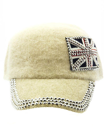 HAT AND CAP   GREAT BRITAIN FLAG  KYH8146IVY - Scarvesnthangs
 - 2