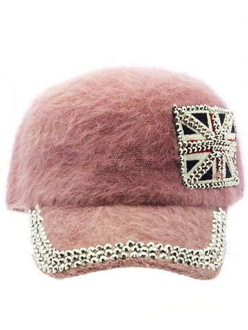 HAT AND CAP   GREAT BRITAIN FLAG  KYH8146PNK - Scarvesnthangs
 - 2