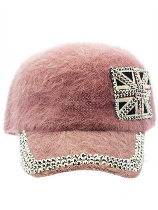 HAT AND CAP   GREAT BRITAIN FLAG  KYH8146PNK