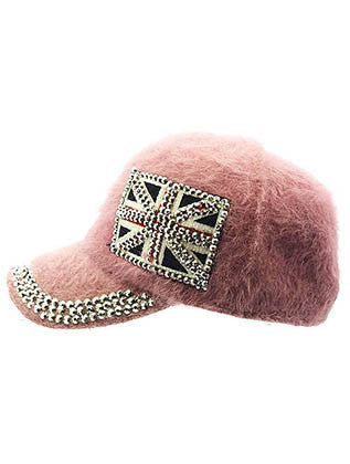 HAT AND CAP   GREAT BRITAIN FLAG  KYH8146PNK - Scarvesnthangs
 - 3