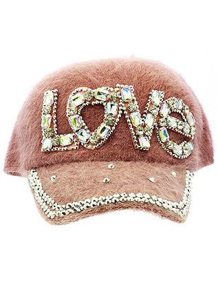 HAT AND CAP   LOVE  KYH8147PNK
