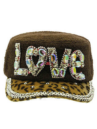 HAT AND CAP   LOVE  KYH8148BRO