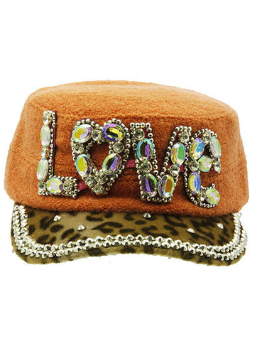 HAT AND CAP   LOVE  KYH8148ORG - Scarvesnthangs
 - 2
