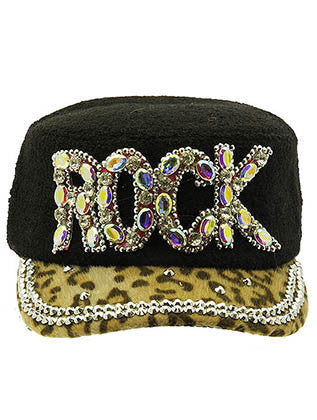 HAT AND CAP   ROCK  KYH8150BLK