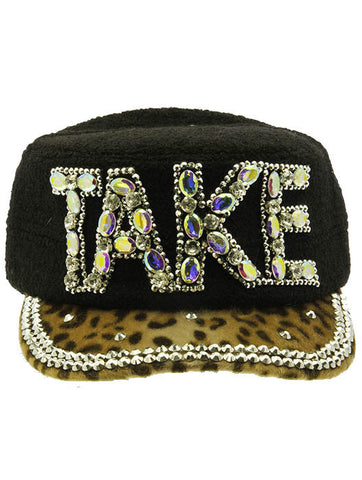 HAT AND CAP   TAKE  KYH8151BLK - Scarvesnthangs
 - 2