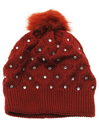 HAT AND CAP   DOUBLE LAYERED  KYH8180RED