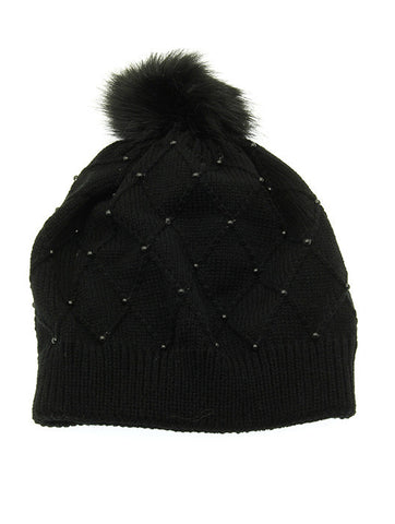 HAT AND CAP   DOUBLE LAYERED  KYH8181BLK - Scarvesnthangs
 - 2