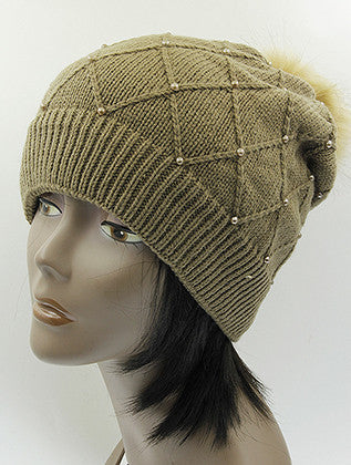 HAT AND CAP   DOUBLE LAYERED  KYH8181BRO - Scarvesnthangs
 - 3
