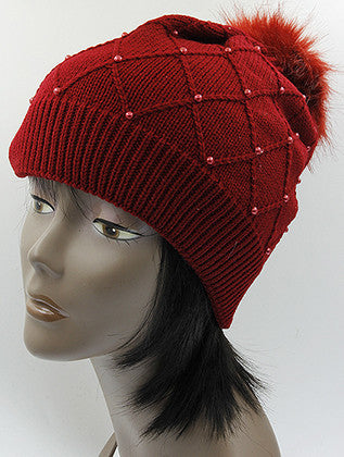 HAT AND CAP   DOUBLE LAYERED  KYH8181BUR - Scarvesnthangs
 - 3