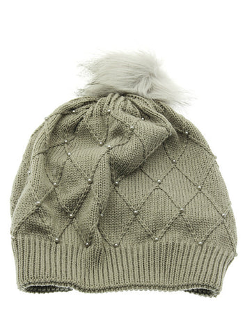 HAT AND CAP   DOUBLE LAYERED  KYH8181GRY - Scarvesnthangs
 - 2