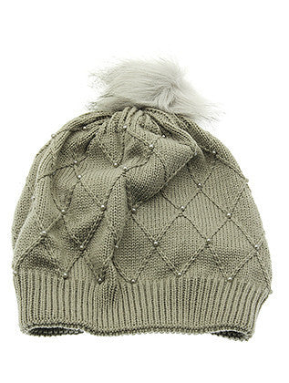 HAT AND CAP   DOUBLE LAYERED  KYH8181GRY