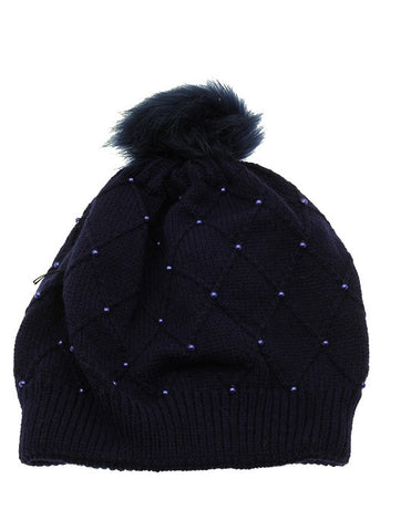 HAT AND CAP   DOUBLE LAYERED  KYH8181NVY - Scarvesnthangs
 - 2