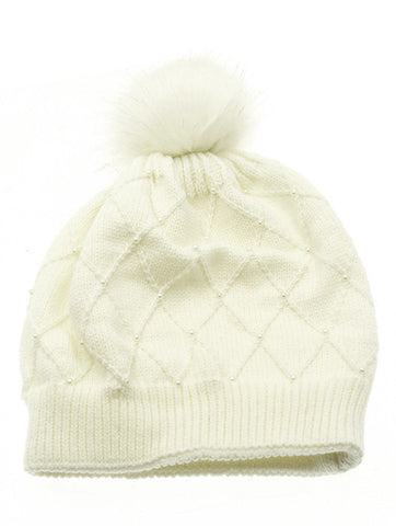 HAT AND CAP   DOUBLE LAYERED  KYH8181WHT - Scarvesnthangs
 - 2