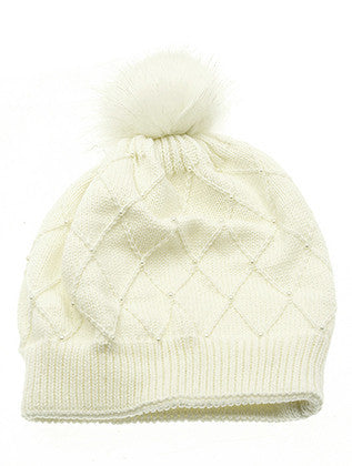 HAT AND CAP   DOUBLE LAYERED  KYH8181WHT