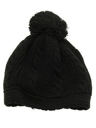 HAT AND CAP   DOUBLE LAYERED  KYH8183BLK