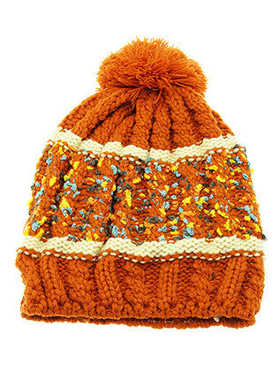 HAT AND CAP   POM POM  KYH8185ORG