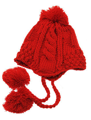 HAT AND CAP   EAR FLAP  KYH8186RED