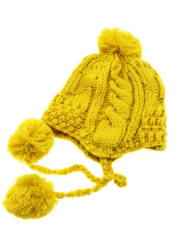 HAT AND CAP   EAR FLAP  KYH8186YEW - Scarvesnthangs
 - 2