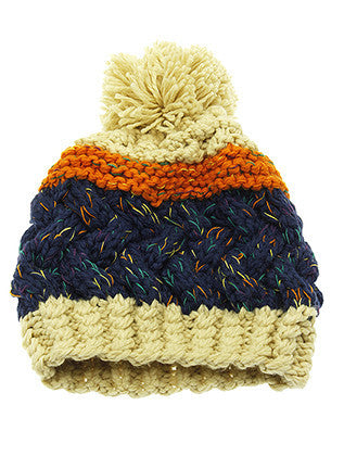 HAT AND CAP   POM POM  KYH8188BLU