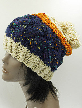 HAT AND CAP   POM POM  KYH8188BLU - Scarvesnthangs
 - 3