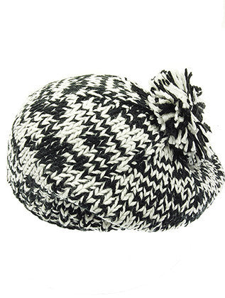 HAT AND CAP   KNITTED  KYH8189BKW