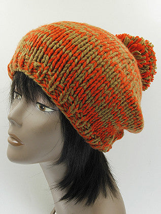 HAT AND CAP   KNITTED  KYH8189ORG - Scarvesnthangs
 - 3
