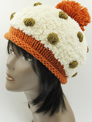 HAT AND CAP   KNITTED  KYH8191IVY - Scarvesnthangs
 - 3
