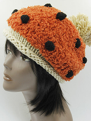 HAT AND CAP   KNITTED  KYH8191ORG - Scarvesnthangs
 - 3