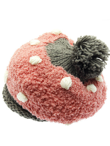 HAT AND CAP   KNITTED  KYH8191PNK - Scarvesnthangs
 - 2