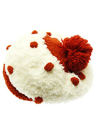 HAT AND CAP   KNITTED  KYH8191WHT