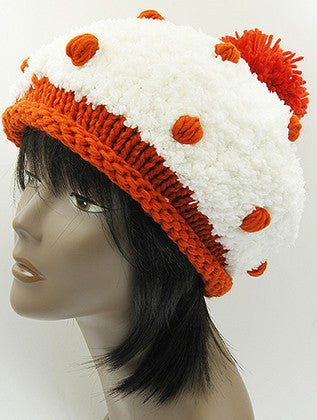 HAT AND CAP   KNITTED  KYH8191WHT - Scarvesnthangs
 - 3
