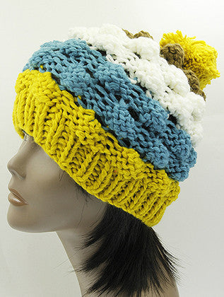 HAT AND CAP   POM POM  KYH8192YEW - Scarvesnthangs
 - 3