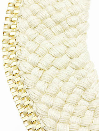 NECKLACE  KYN8126GDWHT - Scarvesnthangs
 - 3