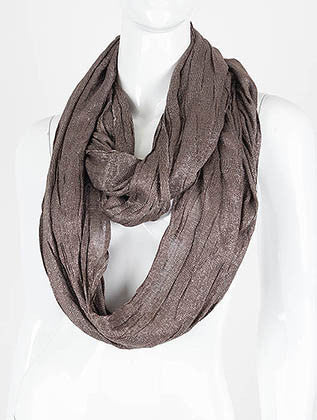SCARF   METALLIC THREAD  LAF23781BRO