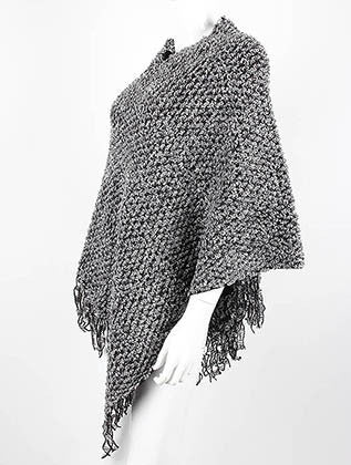 SCARF   BOUCLE YARN  LAF3961GRY - Scarvesnthangs
 - 3