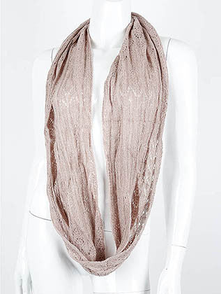 SCARF   METALLIC THREAD ACCENT  LAF3966PNK - Scarvesnthangs
 - 3