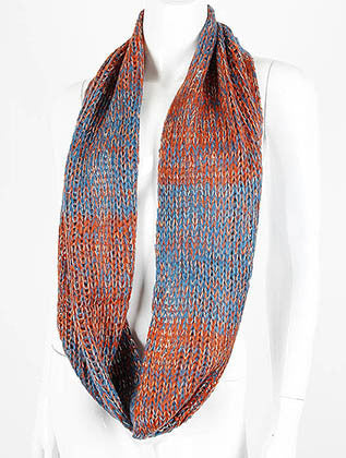 SCARF   KNITTED  LAF3995ORG - Scarvesnthangs
 - 3