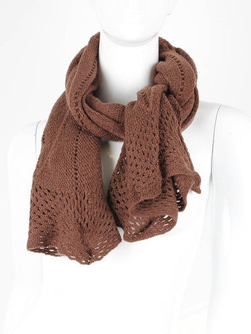 SCARF   NECK WARMER  LAF4005BRO - Scarvesnthangs
 - 2